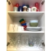 Image 1 : Cupboard Contents - Assorted Dishes & Glassware