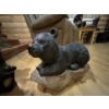 Image 3 : Set of bears sculptures would accent 22” length of the laying bare is 18 inches.