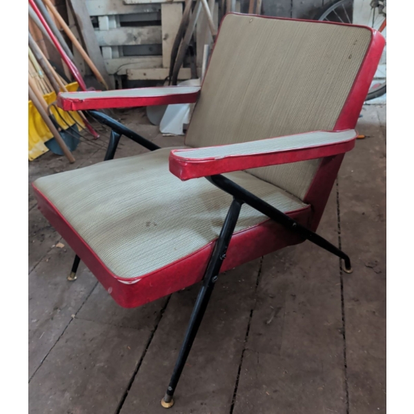 Scandenavian Well Loved Lounge Chair 24"Tall