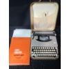Image 2 : Smith-Corona Skyriter Model Typewriter w/ Carry Case 11 W, 12 D, 3.5 T (With Case Closed and Flat) 