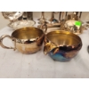 Image 7 : 12 Silver Plated Goblets with Ornate Accents
