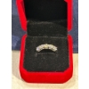 Image 2 : 1ct Round Moissanite Set in Sterling Silver Ring