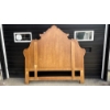 Image 4 : Vintage Solid Wood Queen Size Headboard and Footboard with sides