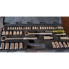 Image 2 : Alltrade Socket Set Model 426-T-52, Toolbox 15 W, 7 D, 8 T w/ Contents and Prime-Lite Shop Light