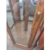 Image 2 : Wooden Curio Cabinet w/ Glass Shelves & Doors