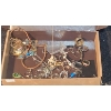 Image 3 : Box of Assorted Fashion Jewelry, Small Marble Pyramid 3 X 3 Base, 2.5 T 