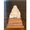 Ivory Buddha Carving 3T On Rosewood Base