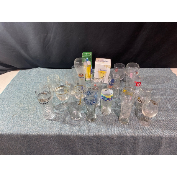 Beer and Wine glasses
