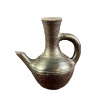 Image 5 : Traditional Ethiopian Jebena and Ornate Metal Bowl with Lid