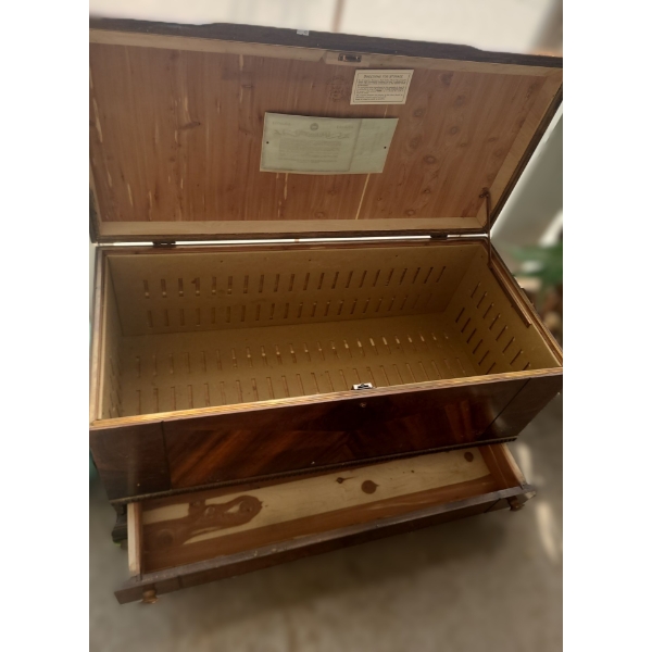 Cedar Lined Chest 40 W, 19 D, 23 T, Key NOT Included 