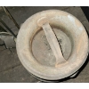 Image 4 : - Vintage Fireplace Tools and Antique Metal Milk Can 11" Diameter Top, 17 T