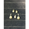 Image 1 : Collection of White Stone Pendants and Earrings