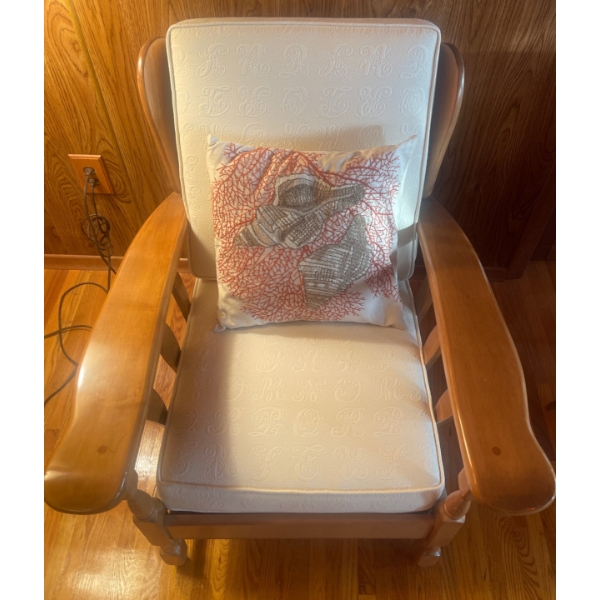 Solid Wood Accent Chair W/Cushion by Vilas