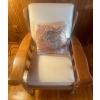 Image 1 : Solid Wood Accent Chair W/Cushion by Vilas