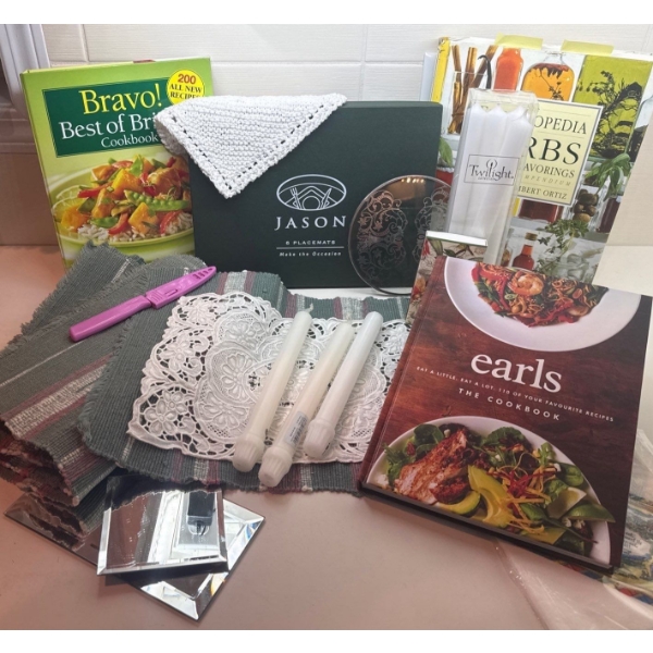 Kitchen Classics - Gourmet Cook Books Table Linens Candlesticks & More