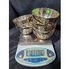 Image 1 : 8 Made in Siam Sterling Silver Bowls with Decorative Motifs