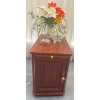Image 1 : Brass Embellished End Table / Storage Console 19T