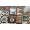 Image 1 : Needlepoint Art Collection (9; Largest 8x9) Plus Small Prints 
