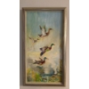 Image 1 : H. Kemski, Birds Oil on Board Painting  - 14x26
