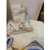 Image 2 : Vintage Crochet and Embroidered Linens and Textiles