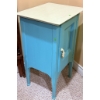Image 1 : Painted Wooden Side Cabinet with Decorative Storage Boxes