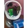 Image 1 : Golfer's Goods - Big Ol Basket Of Collectible Golf Balls Bird Club Covers & More