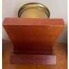 Image 6 : Maritime Brass Ships Clock w/ Hand Carved Decorative Woods 11T