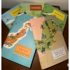 Image 2 : Travel Destination Superstation - Vintage Travel Brochures & 5 Drawer Organizer 