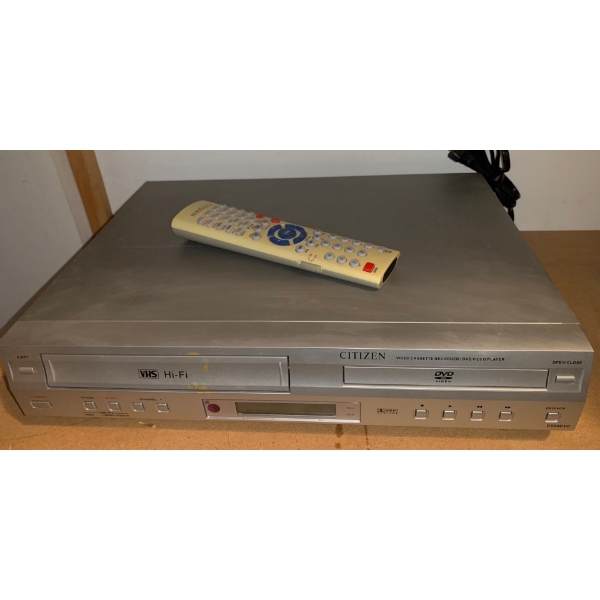Citizen Video Cassette Recorder/ DVD Player Mo.C504DVC