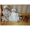 Image 1 : Vintage Doll Collection Plus Metal Car, Tractor, Helicopter Toys 