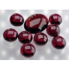 Image 3 : Pyrope Red Garnet Parcel (34 ct total, 17×13 & 8 mm)