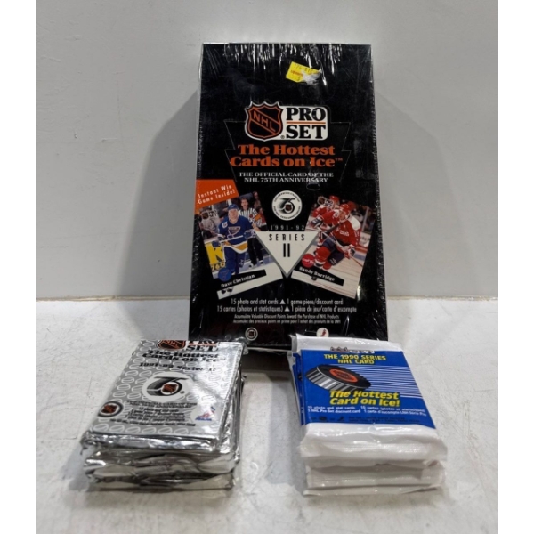 1990-92 NHL Pro-Set Unopened Card Packs