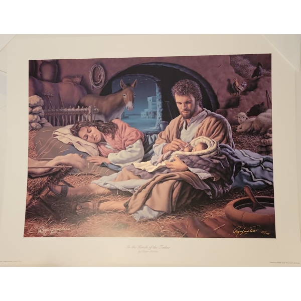 Roger Loveless Nativity Print 32x28 
