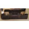 Image 1 : Power Reclining Sofa w/ Cup Holders & Built In Storage 102x40x43