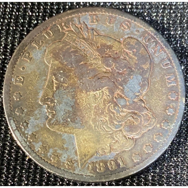 1891 Morgan Silver Dollar