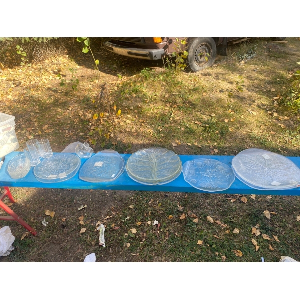 Glass Serving Plates