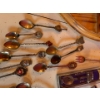 Image 4 : Lot of Collector Spoons, Spoon Rack, Bells and Vintage Keychains