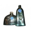 Image 4 : Decorative Glass Bottles and Light Blue Painted Table