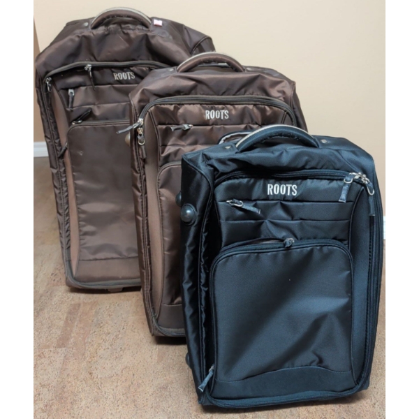 3 Piece 'ROOTS' Luggage Collection on Casters