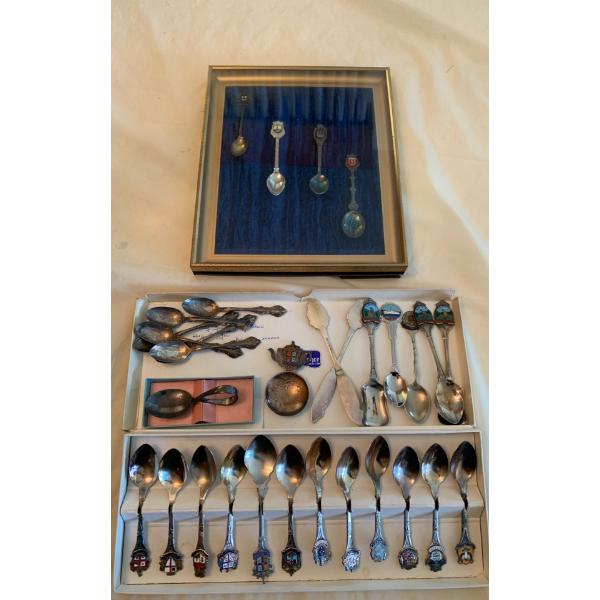 Collectable Silver Plated Spoons 