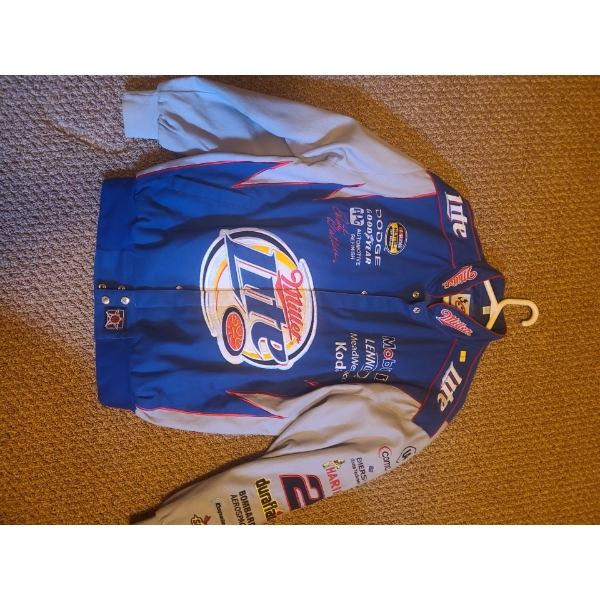 Miller Lite Rusty Wallace Racing Jacket Size Medium 