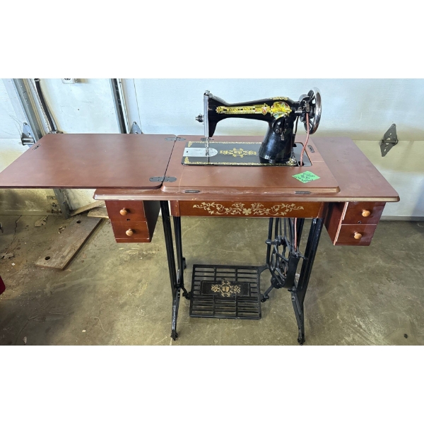 Euro Pro Sewing Machine w/ Desk (Gear Needs to be Replaced) 
