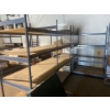 Image 1 : Heavy-Duty Steel Shelving Units with Wooden Shelves