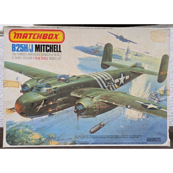 1986 Matchbox 1:72 Model Kit Never Assembled In Original Box