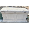 Image 2 : Suncast 99 Gallon Plastic Deck Box Full Of Firewood