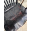 Image 14 : 6 Black Wood Windsor-Style Dining Chairs