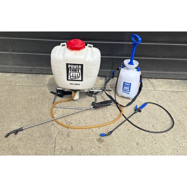 Power Fist 15L & 1 Gal. Sprayer Bottles	