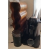 Image 1 : Nespresso Vertuo Machine, Krups Coffee Grinder, Curved Wood Wine Rack
