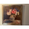 Image 1 : Flowers in Vase 40Hx40W, Paper Tole Flowers 18Hx16W