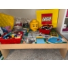 Image 1 : Lego Table w/ Various Lego Buiding Kits & Accessories 